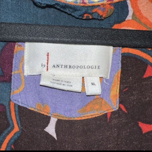 ANTHROPOLOGIE Tellie Sleep Floral Oversized Cacoon Cardigan Kimono size L - Picture 4 of 8